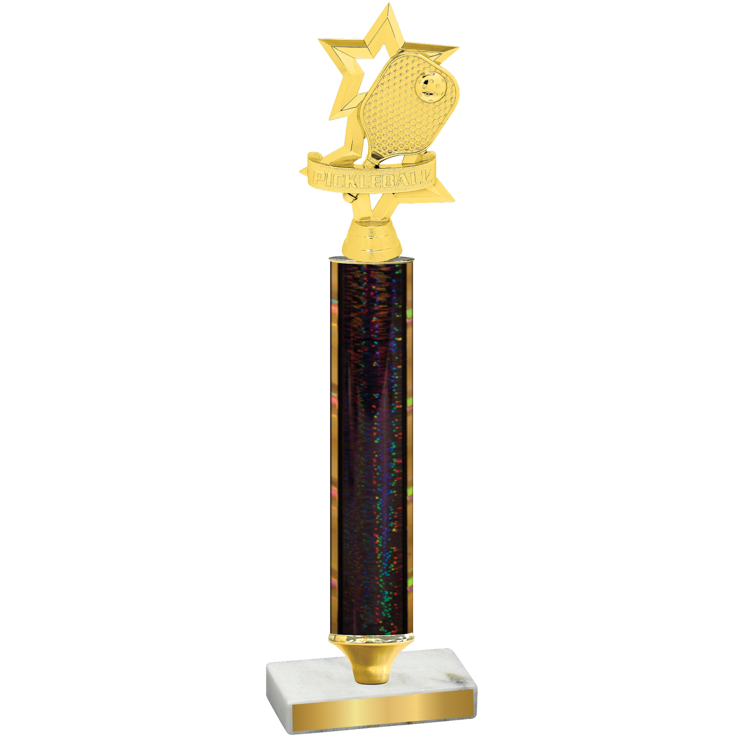 Value Black Glacier Pickleball Trophy