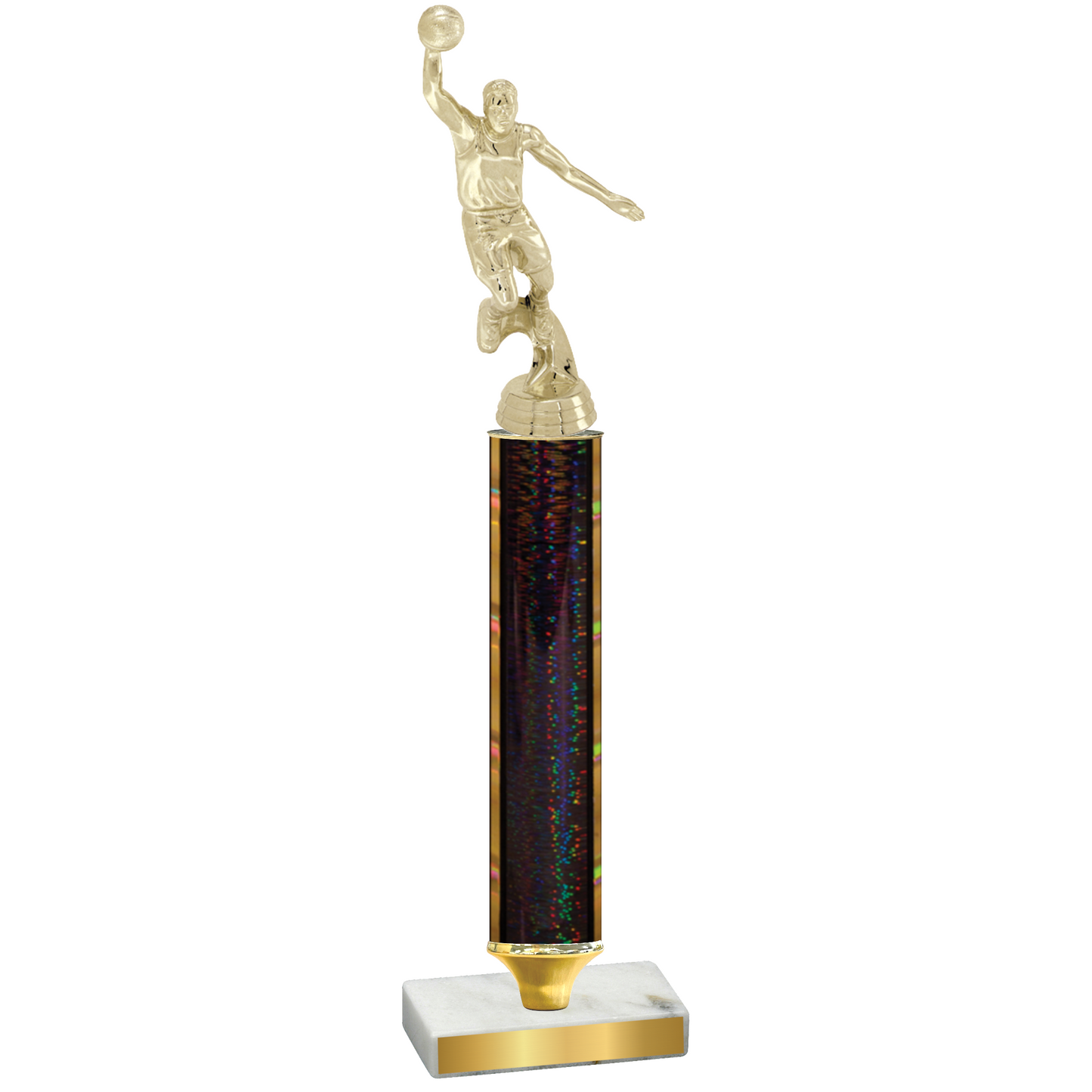 Value Black Glacier Basketball Trophy