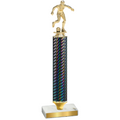Value Black Carbon Fiber Soccer Trophy