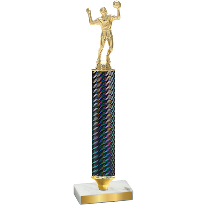 Value Black Carbon Fiber Volleyball Trophy