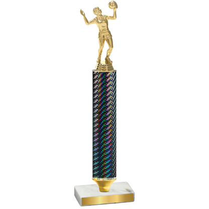 Value Black Carbon Fiber Volleyball Trophy