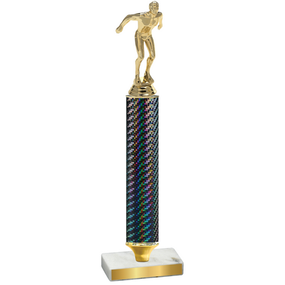 Value Black Carbon Fiber Swimming Trophy