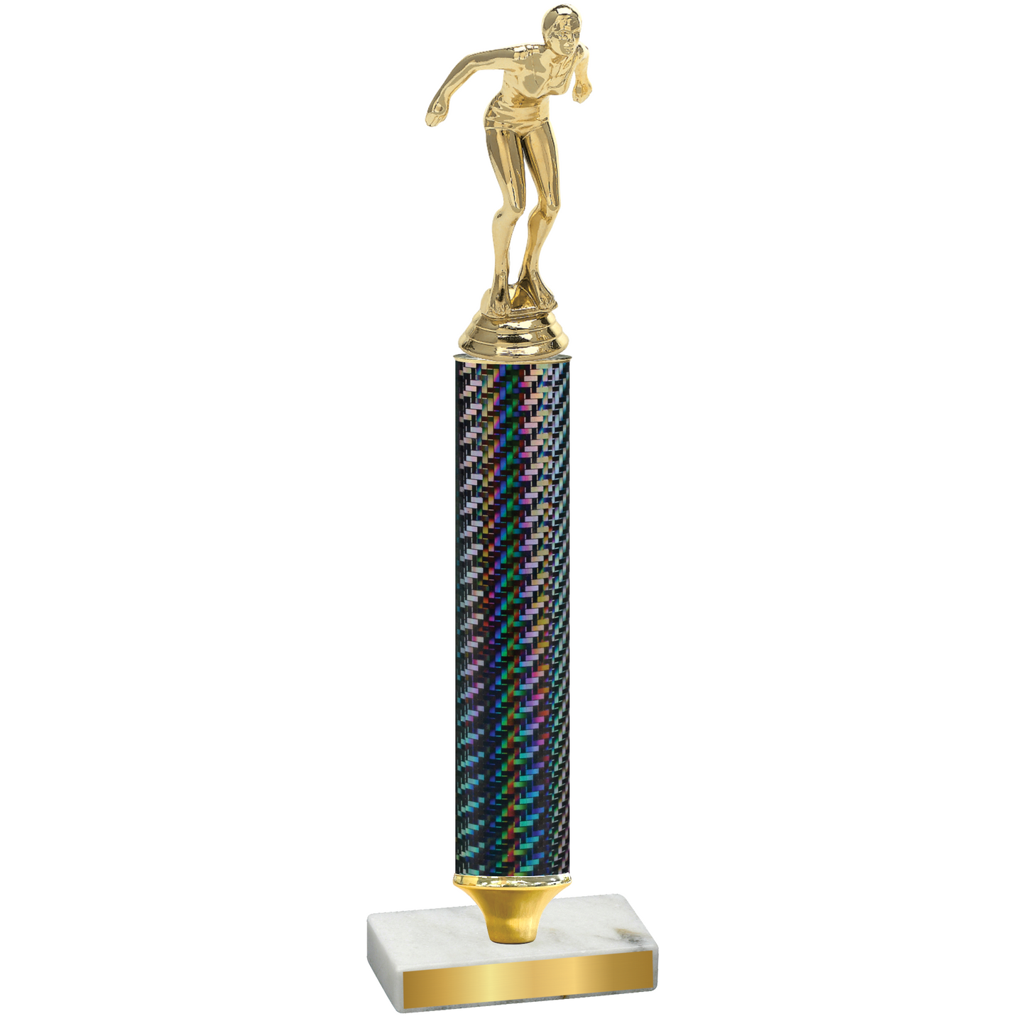 Value Black Carbon Fiber Tennis Trophy