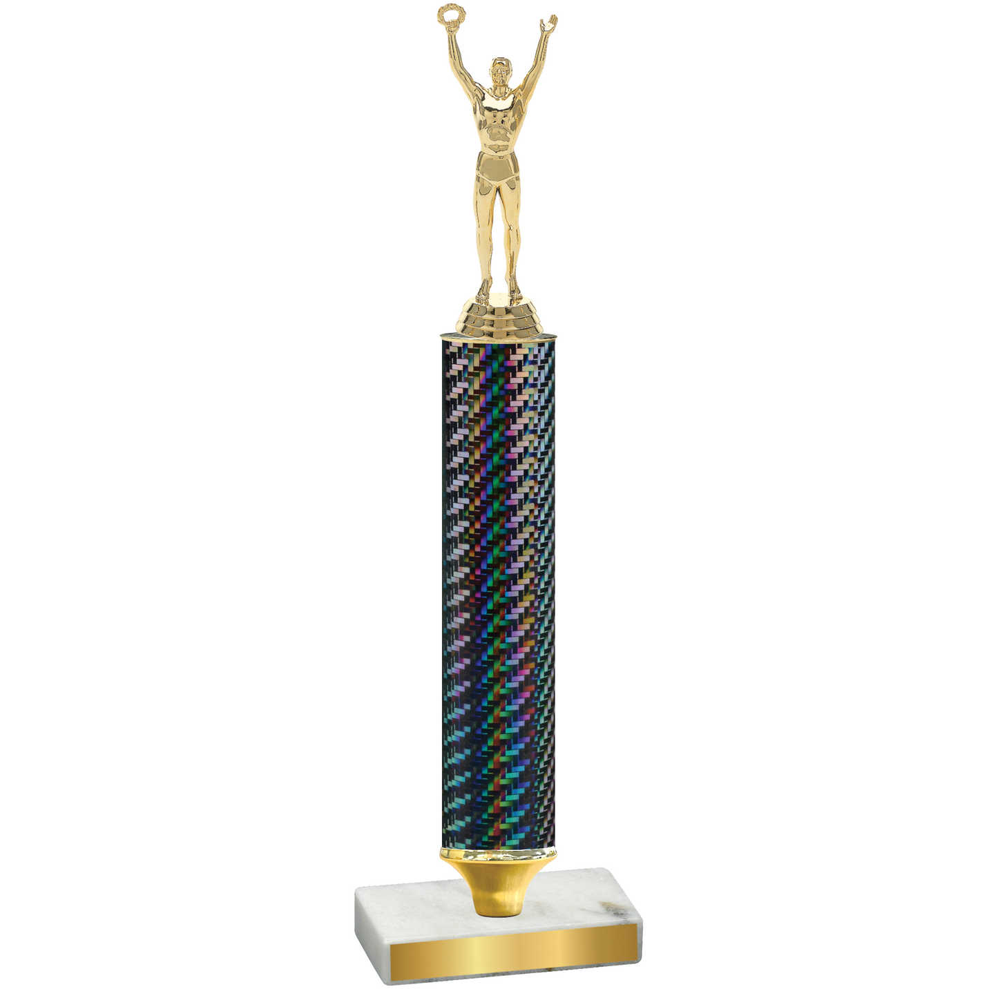 Value Black Carbon Fiber Victory Trophy