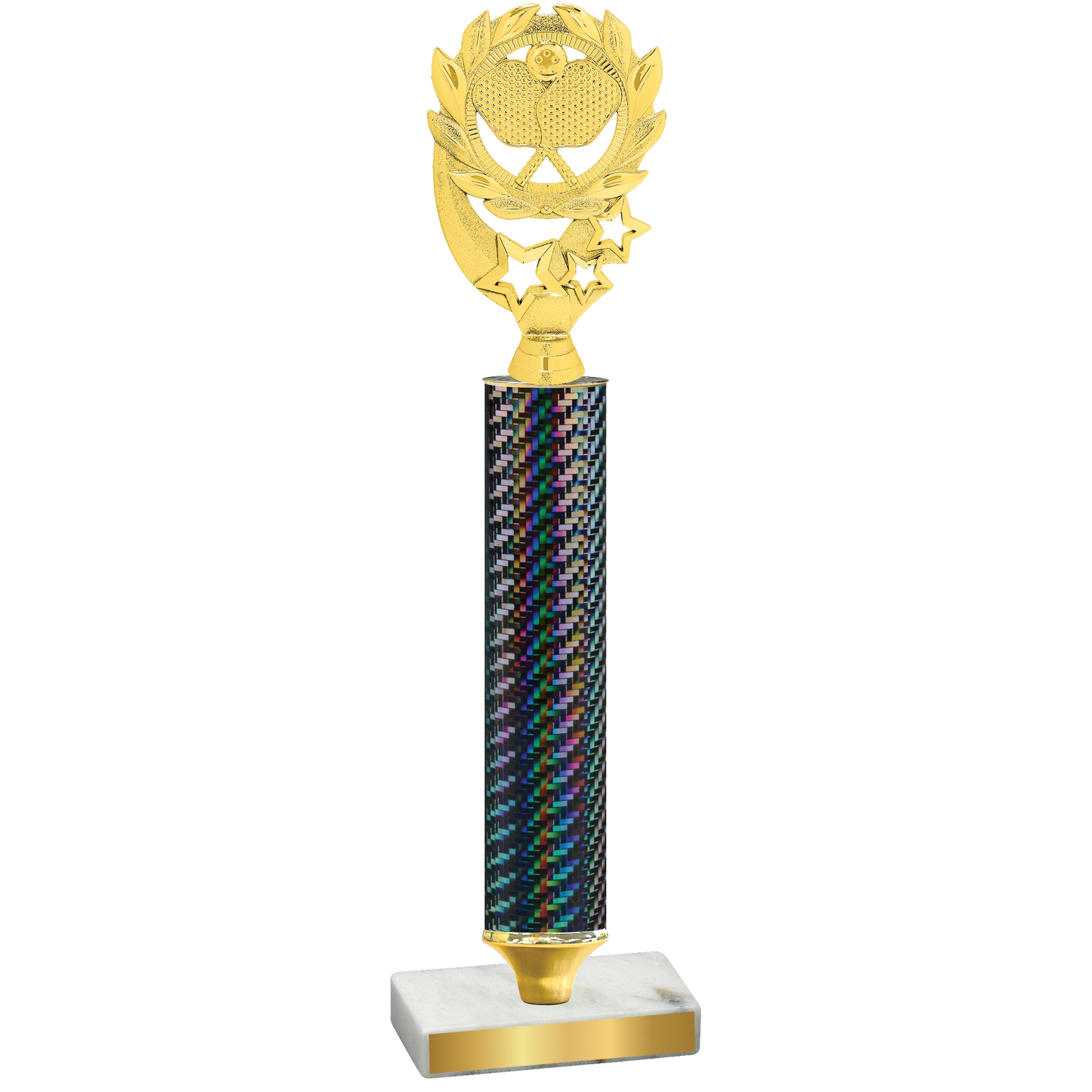 Value Black Carbon Fiber Pickleball Trophy