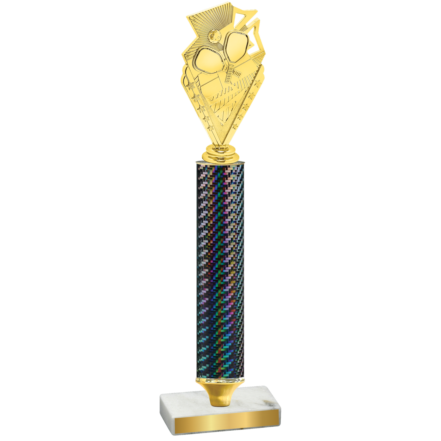 Value Black Carbon Fiber Pickleball Trophy