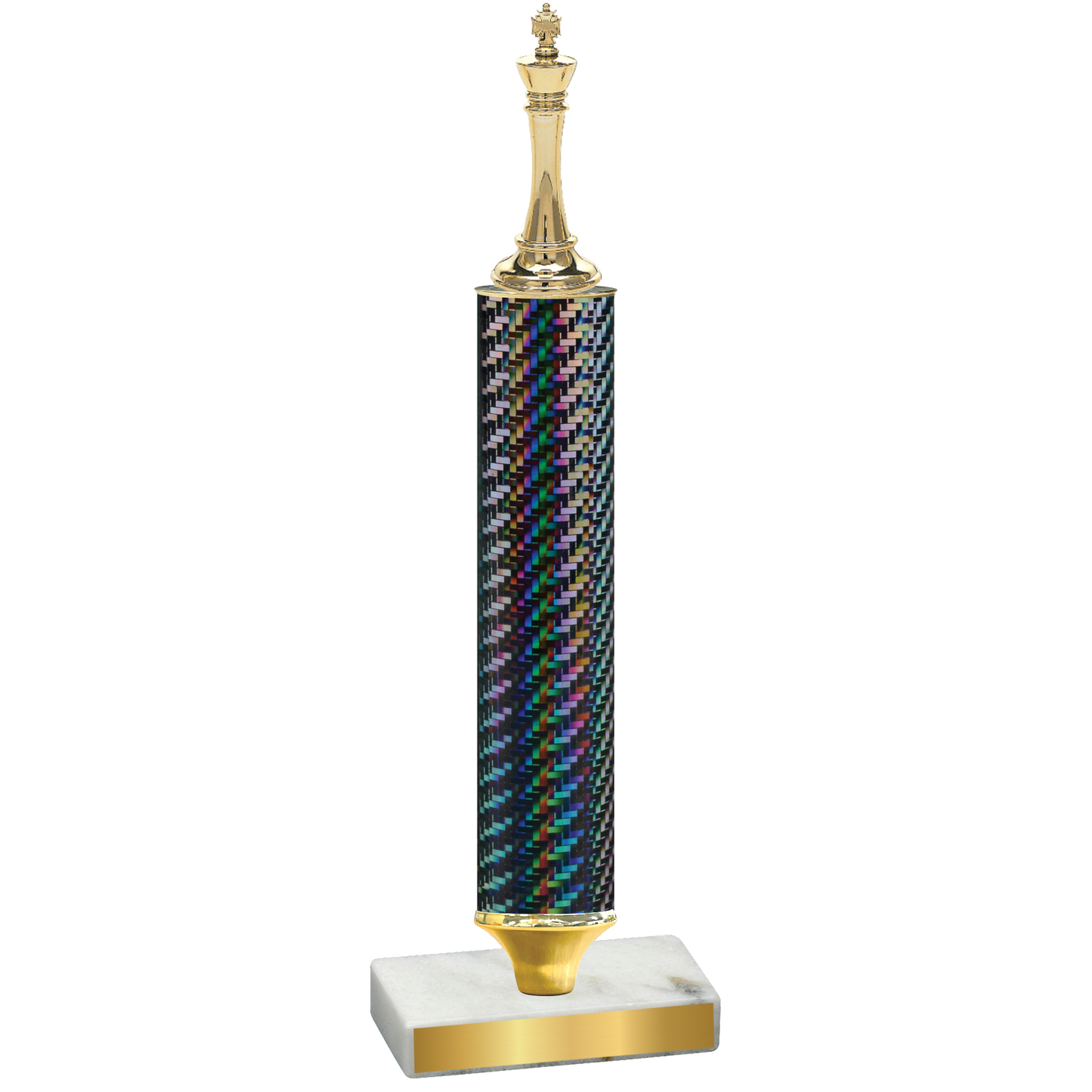 Value Black Carbon Fiber Chess Trophy