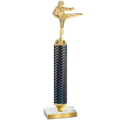 Value Black Carbon Fiber Karate Trophy