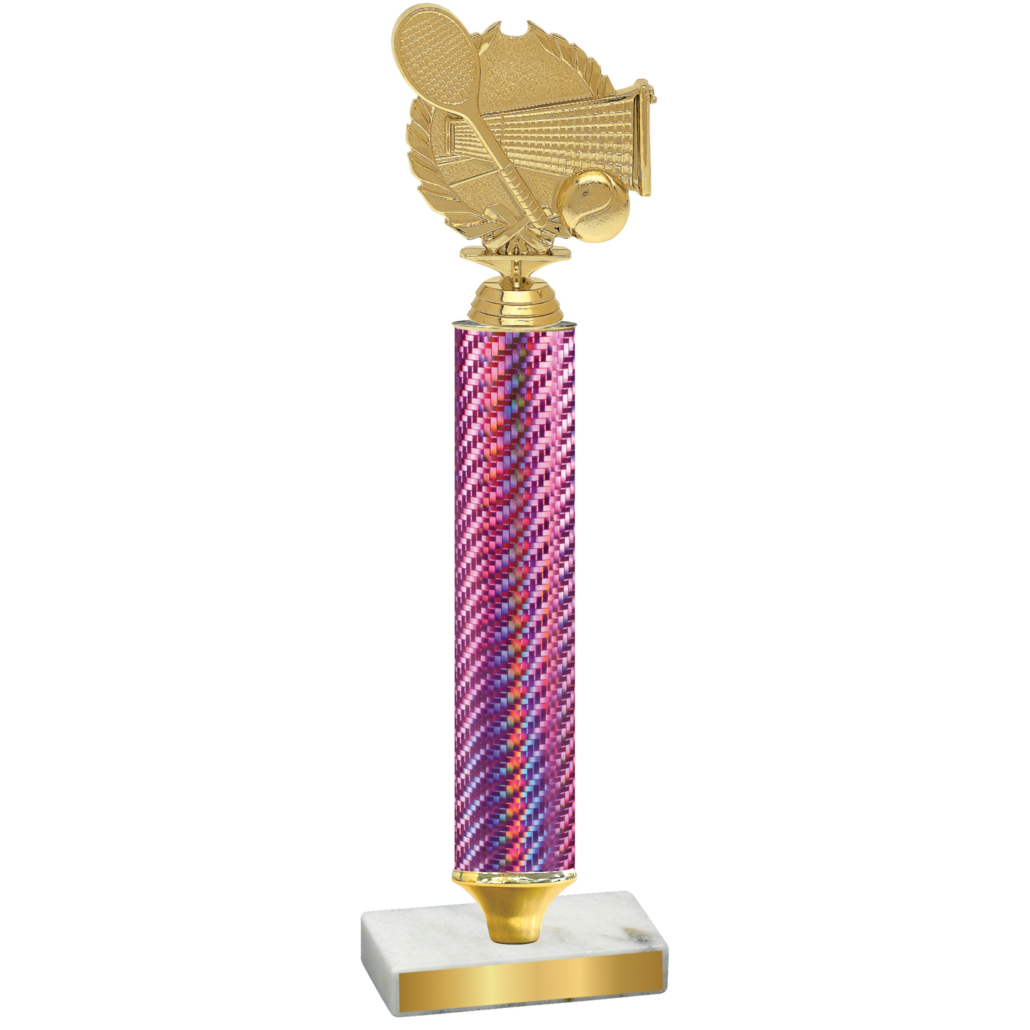 Value Pink Carbon Fiber Tennis Trophy