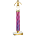 Value Pink Carbon Fiber Wrestling Trophy