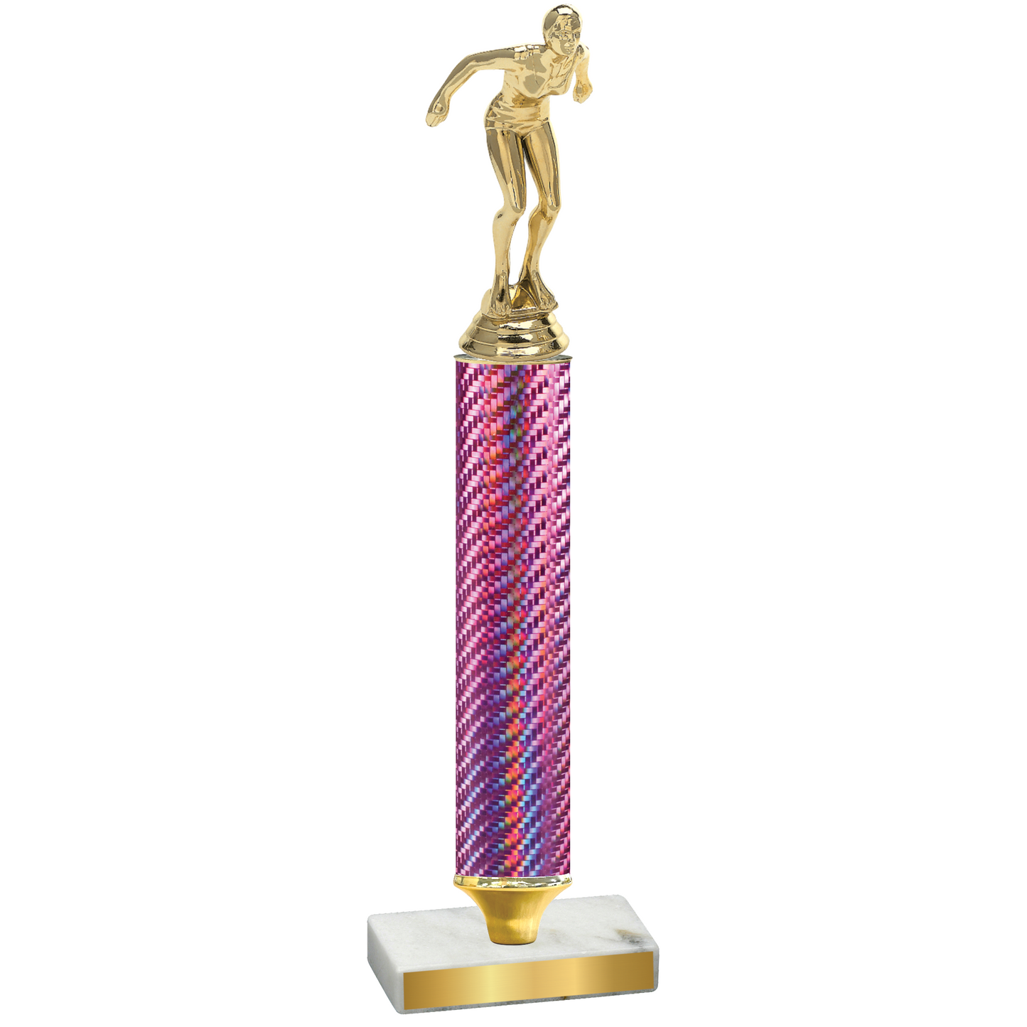 Value Pink Carbon Fiber Tennis Trophy