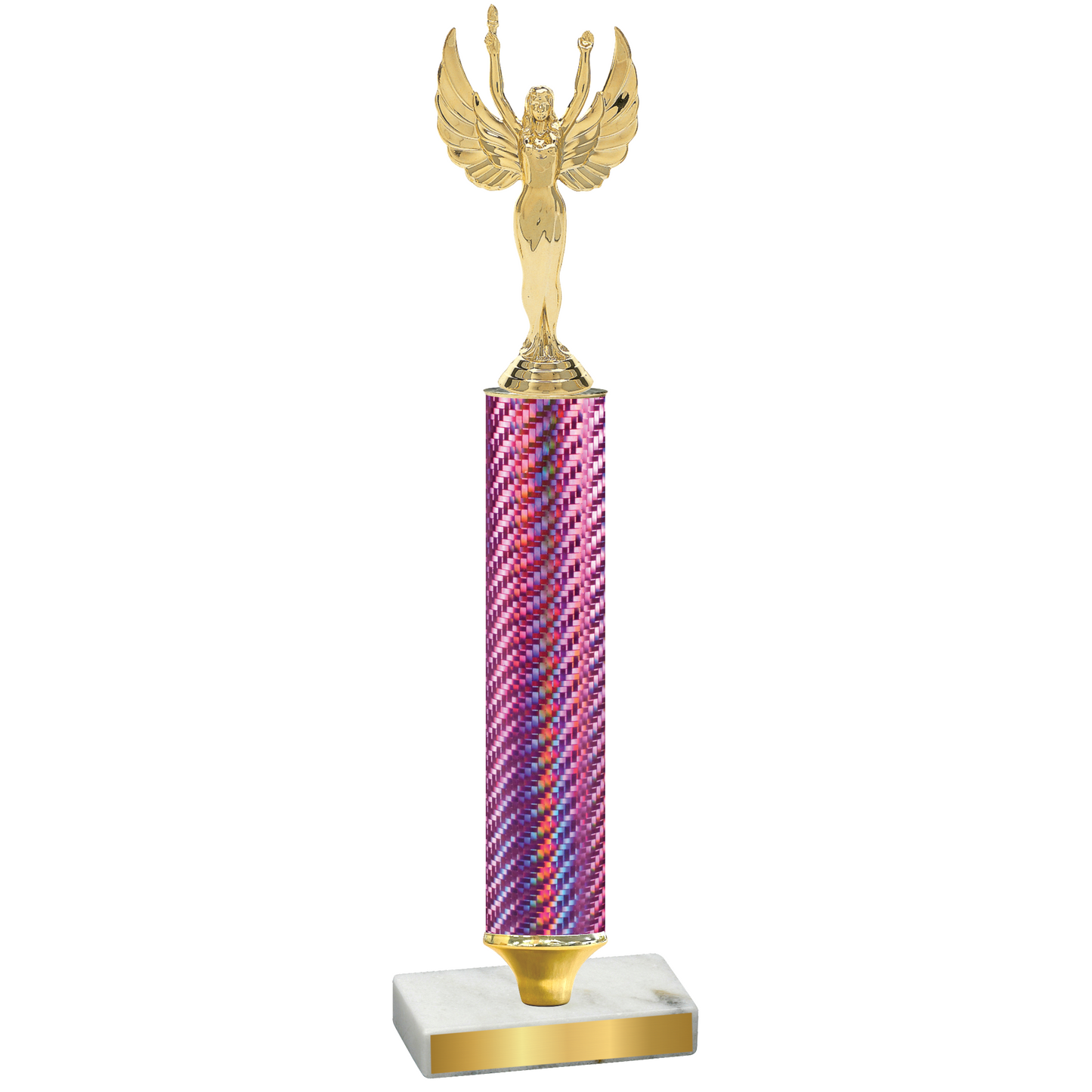 Value Pink Carbon Fiber Victory Trophy