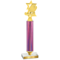 Value Pink Carbon Fiber Pickleball Trophy