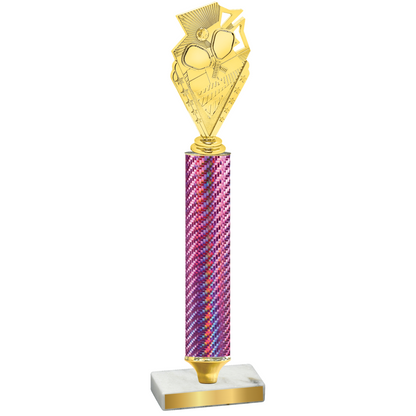 Value Pink Carbon Fiber Pickleball Trophy