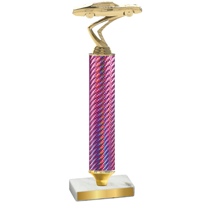 Value Pink Carbon Fiber Cars Trophy