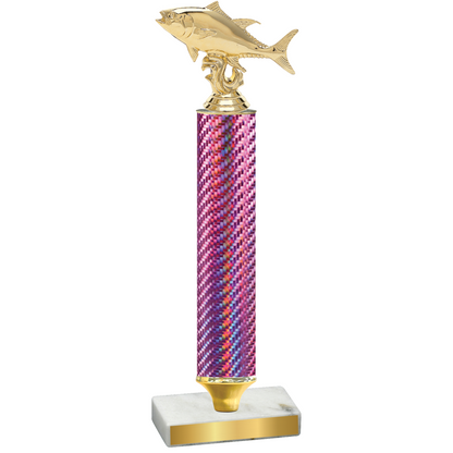 Value Pink Carbon Fiber Fishing Trophy