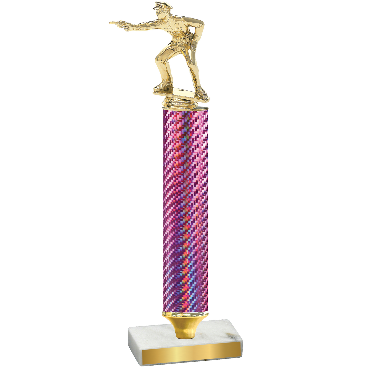 Value Pink Carbon Fiber Shooter Trophy