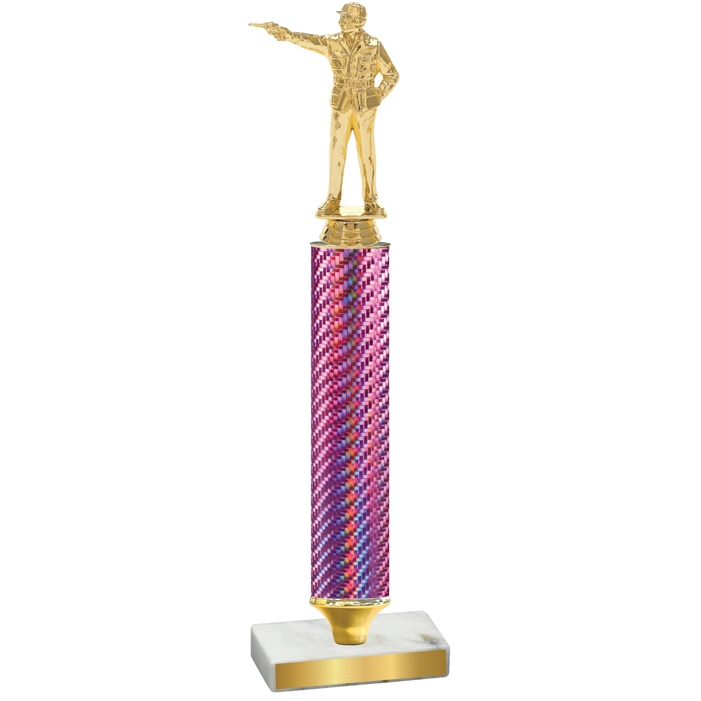 Value Pink Carbon Fiber Shooter Trophy