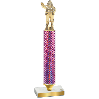 Value Pink Carbon Fiber Holiday Trophy