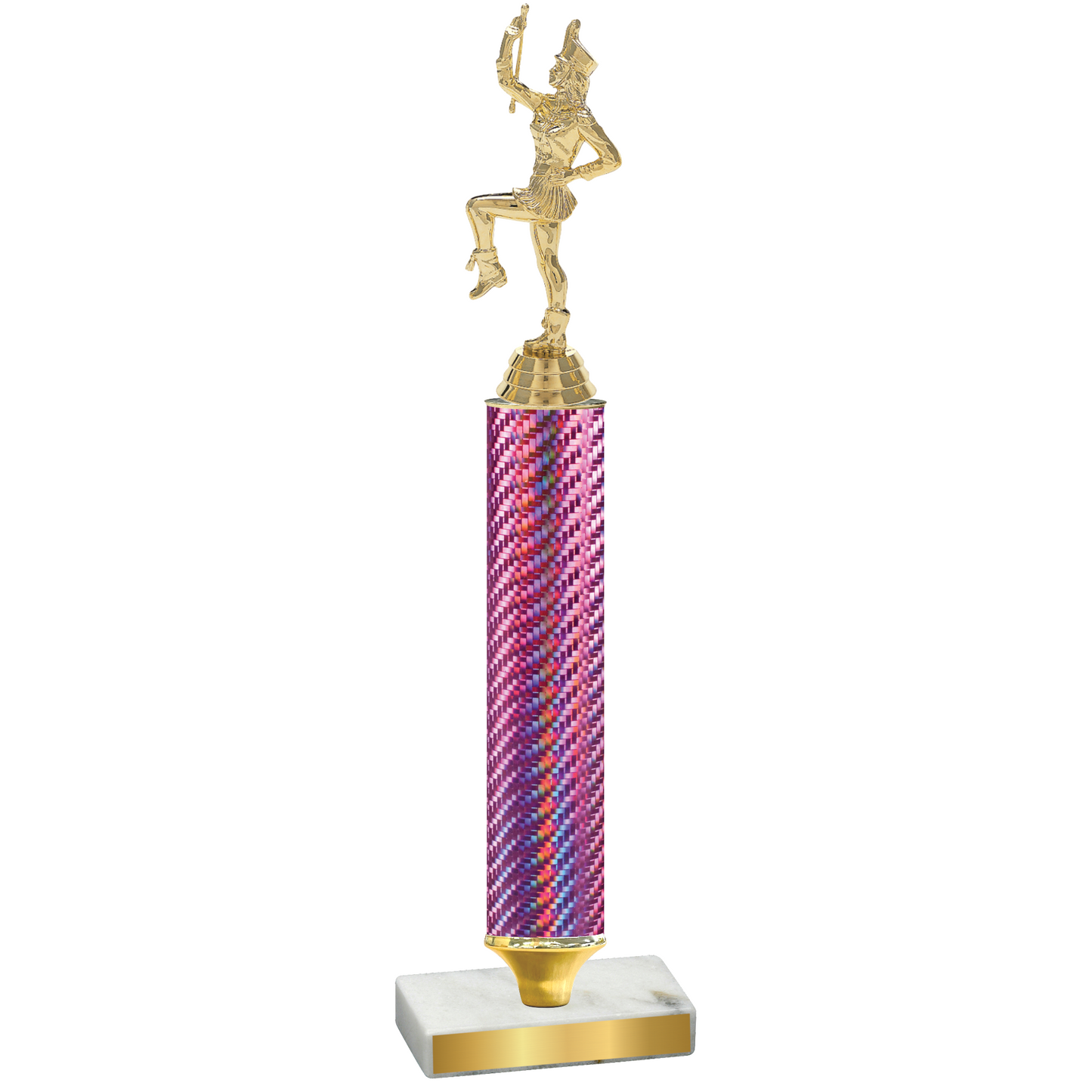 Value Pink Carbon Fiber Majorette Trophy