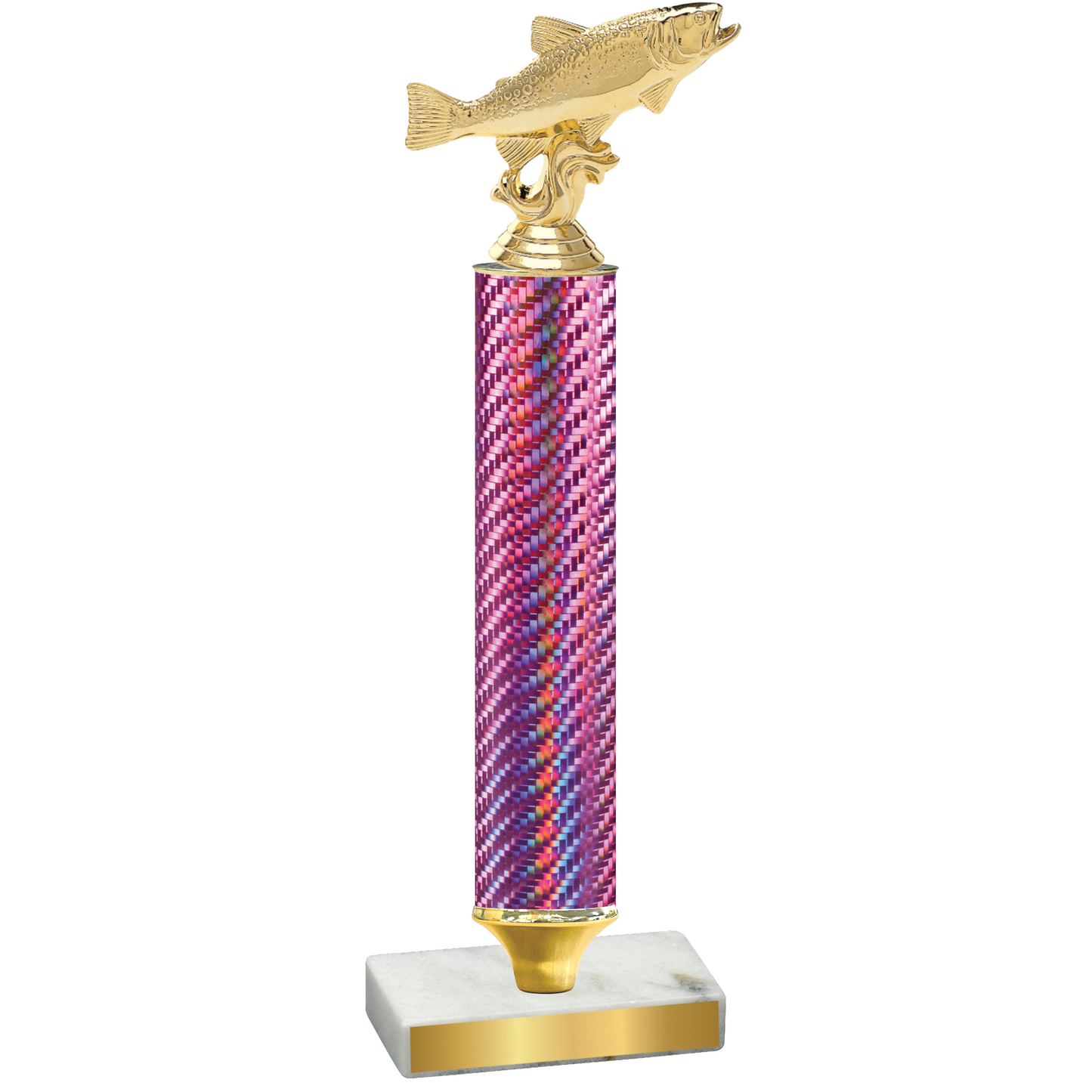 Value Pink Carbon Fiber Fishing Trophy