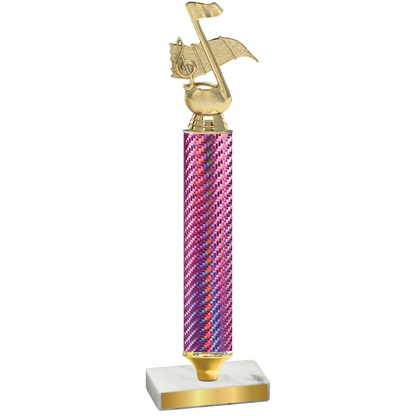 Value Pink Carbon Fiber Music Trophy