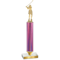 Value Pink Carbon Fiber Golf Trophy