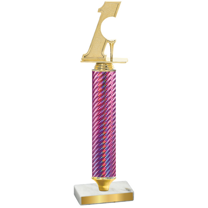 Value Pink Carbon Fiber Golf Trophy