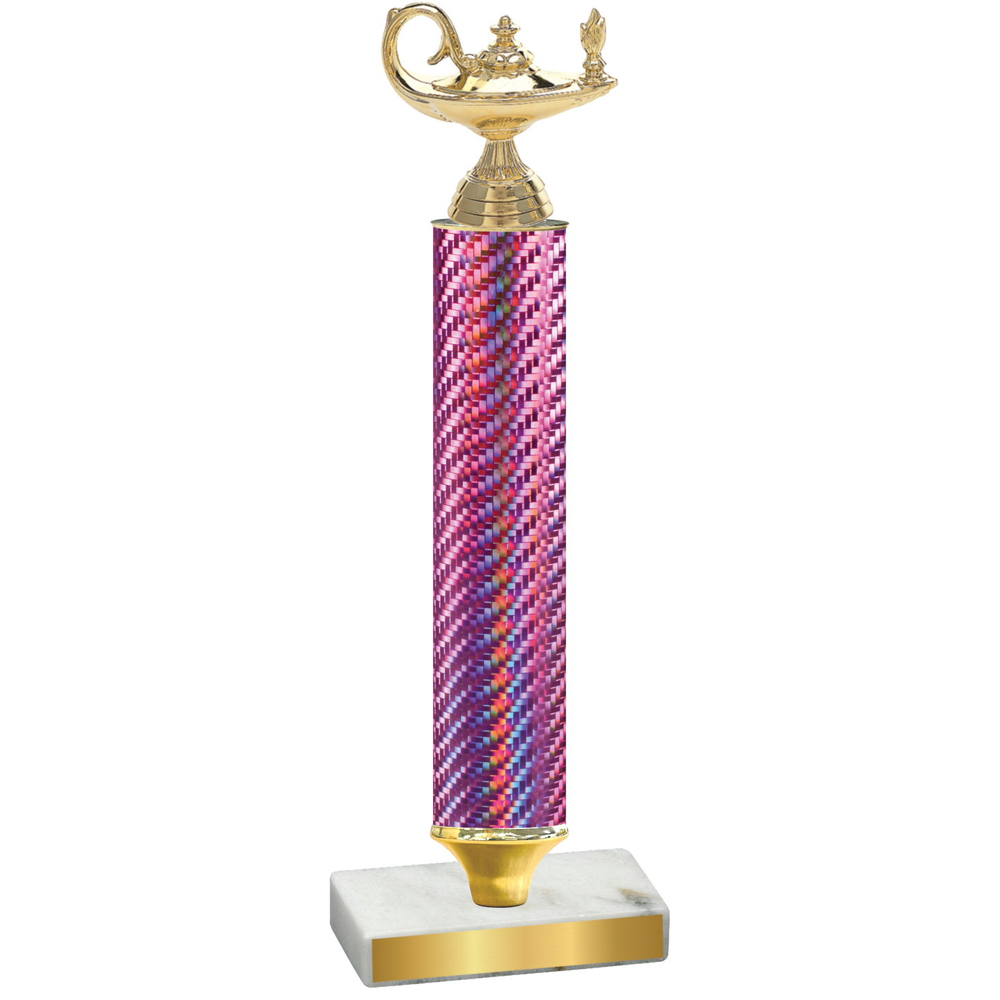 Value Pink Carbon Fiber Academics Trophy