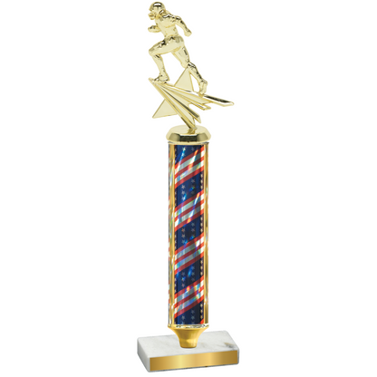 Value Flag USA Football Trophy