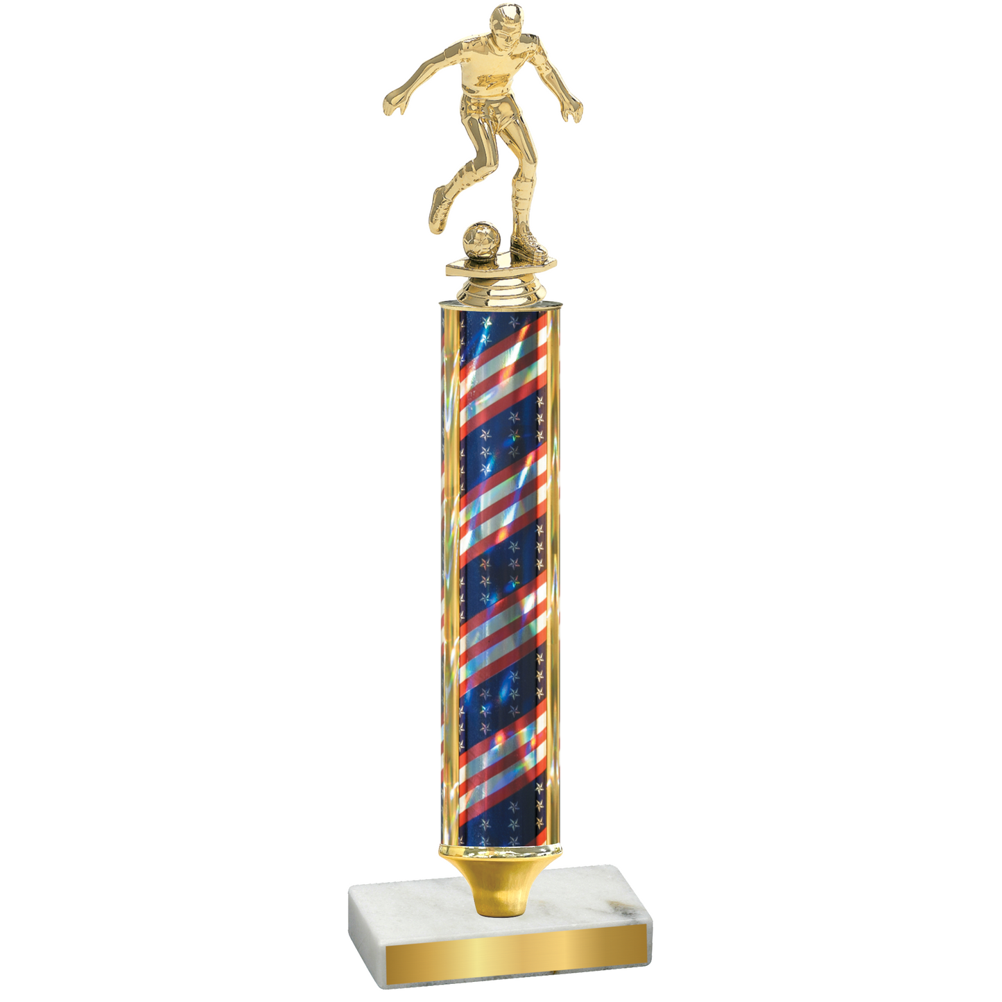 Value Flag USA Soccer Trophy