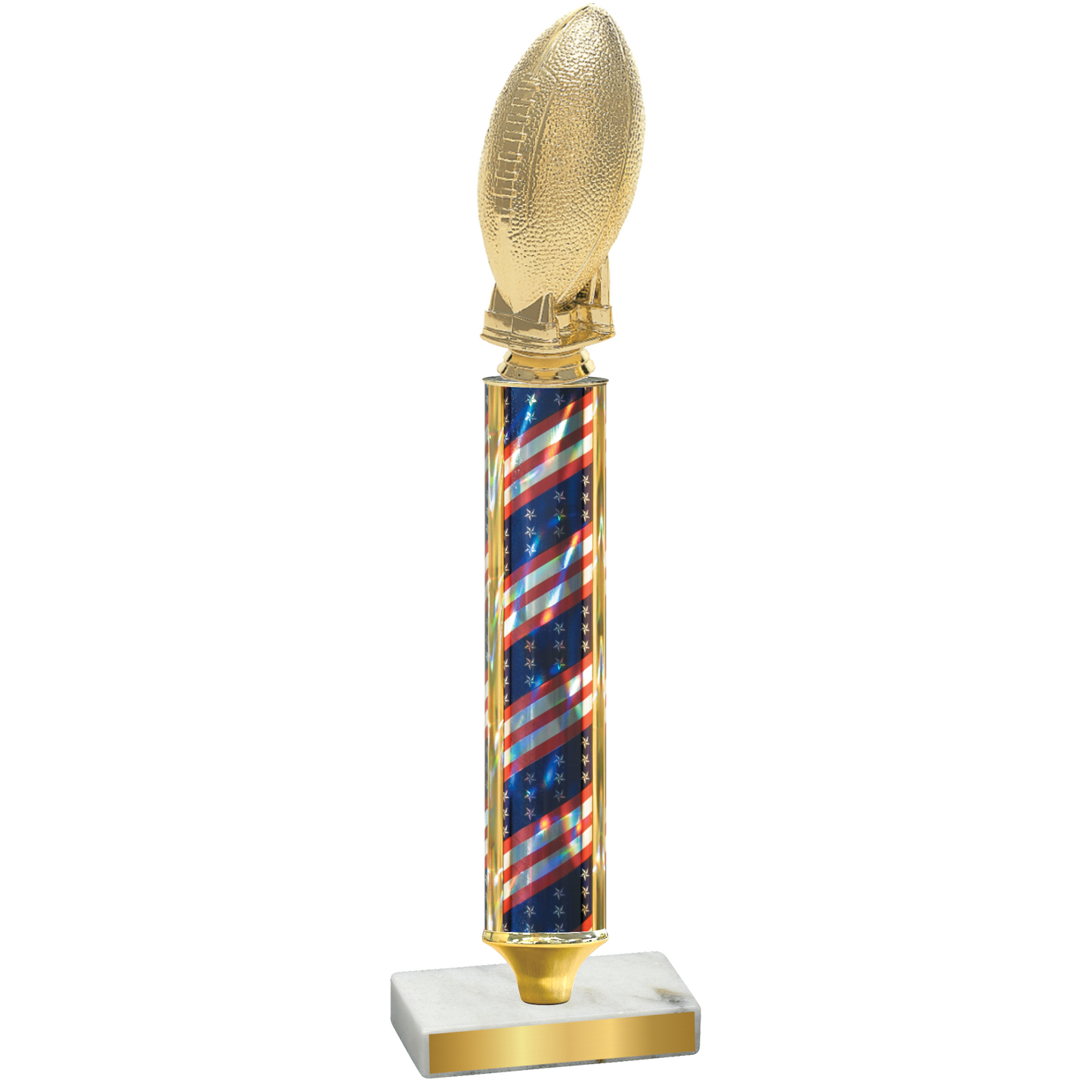 Value Flag USA Football Trophy