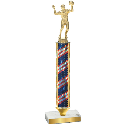 Value Flag USA Volleyball Trophy