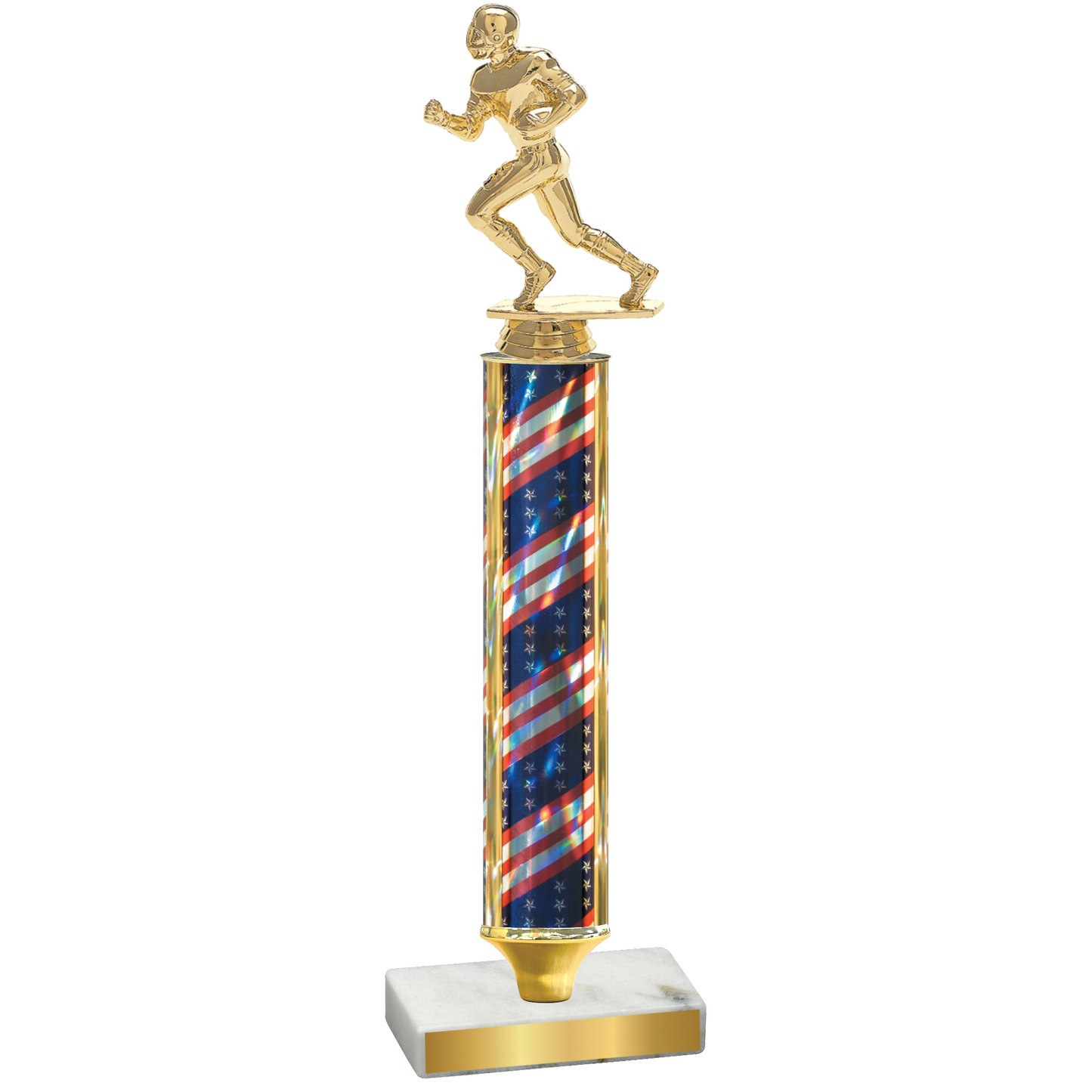 Value Flag USA Football Trophy