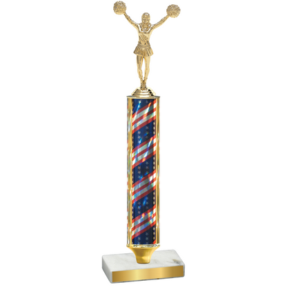 Value Flag USA Cheerleading Trophy