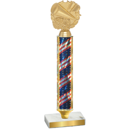 Value Flag USA Cheerleading Trophy