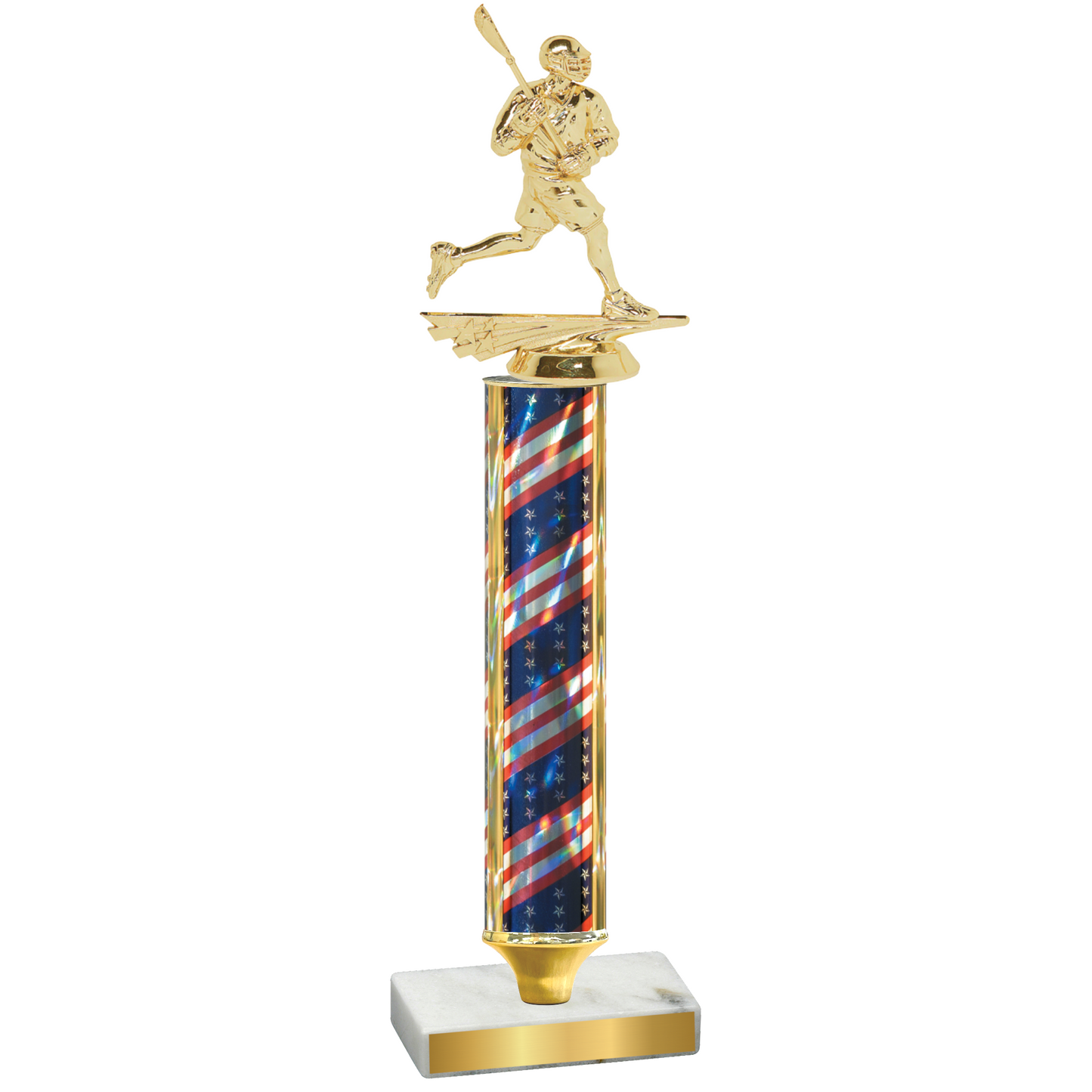 Value Flag USA Lacrosse Trophy