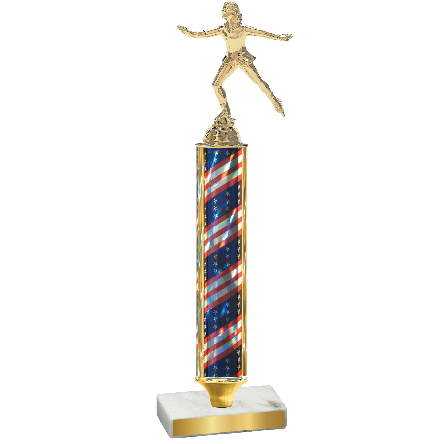 Value Flag USA Skater Trophy