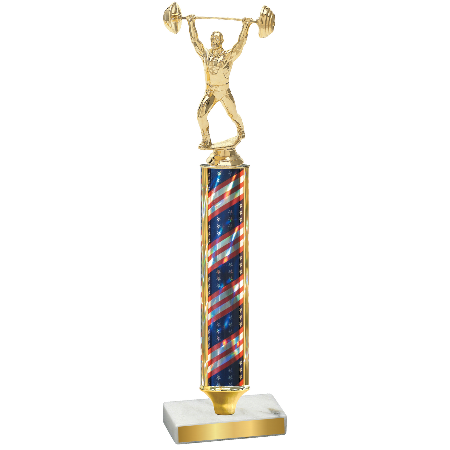 Value Flag USA Weights Trophy