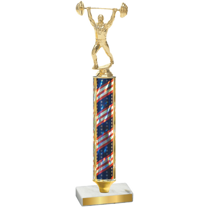 Value Flag USA Weights Trophy