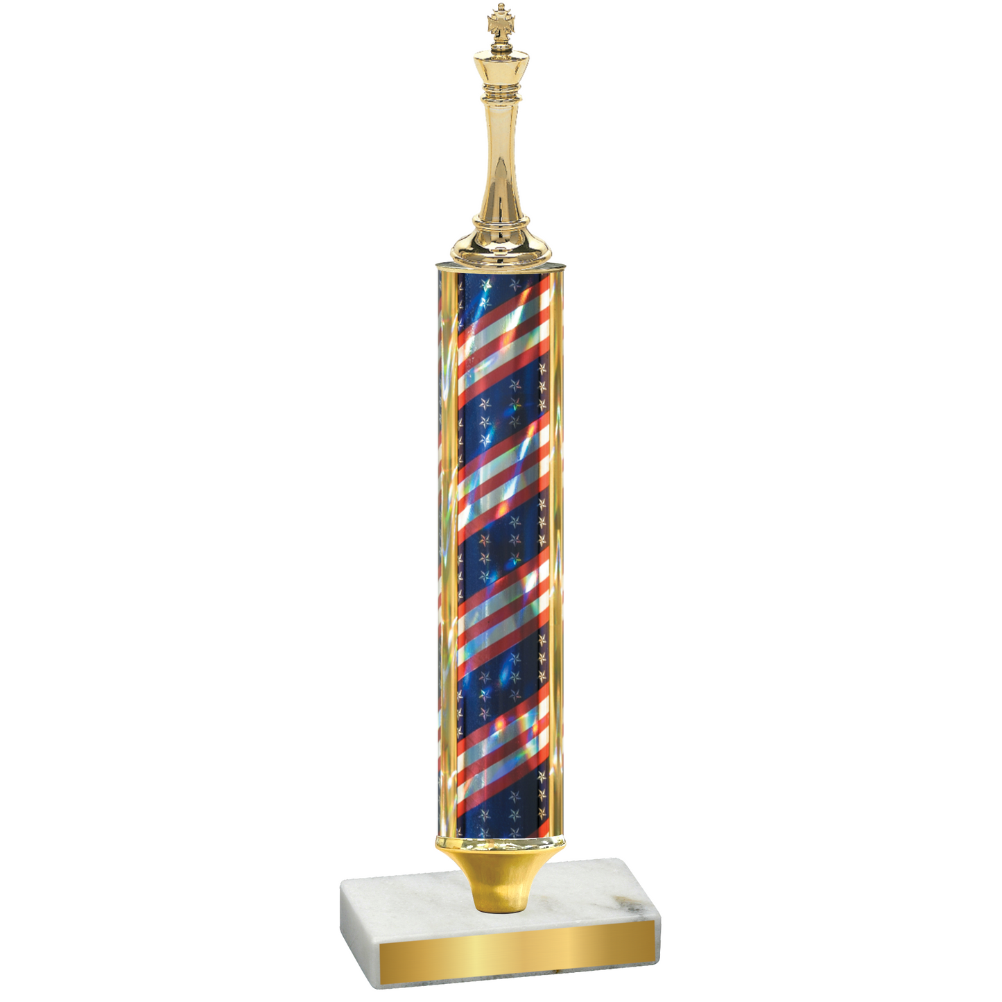 Value Flag USA Chess Trophy