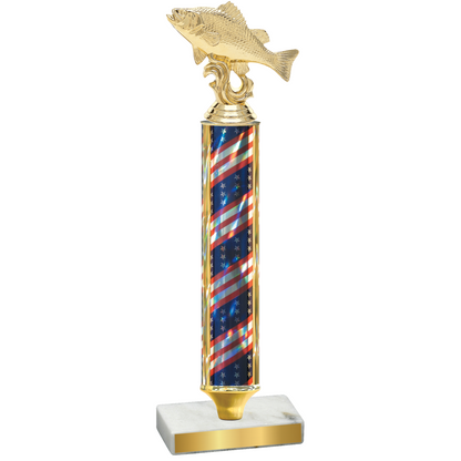 Value Flag USA Fishing Trophy