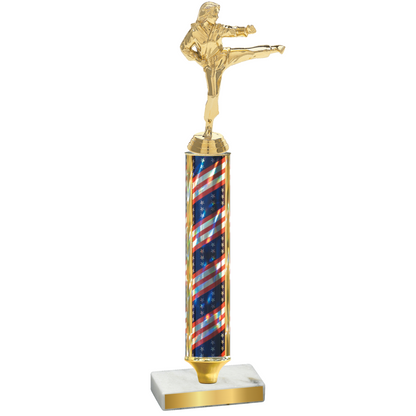 Value Flag USA Karate Trophy