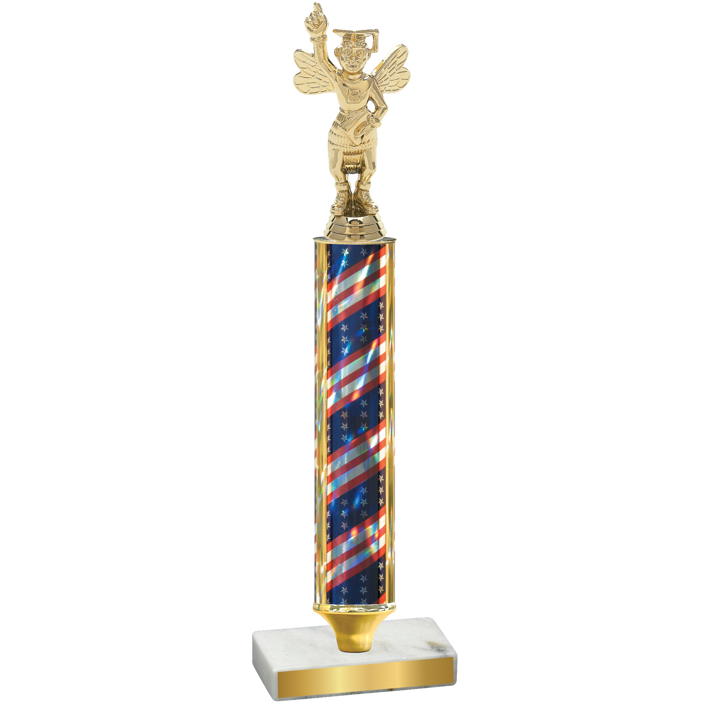 Value Flag USA Academics Trophy