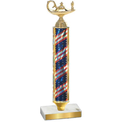 Value Flag USA Academics Trophy