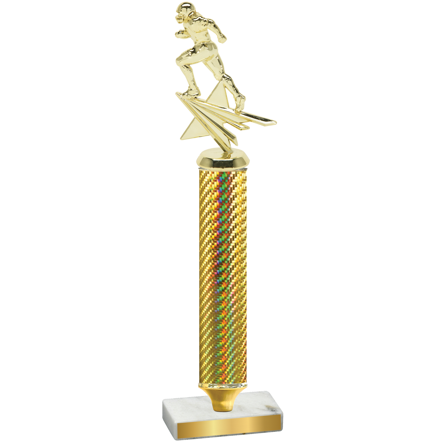 Value Gold Carbon Fiber Football Trophy