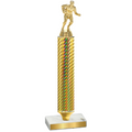Value Gold Carbon Fiber Rugby Trophy