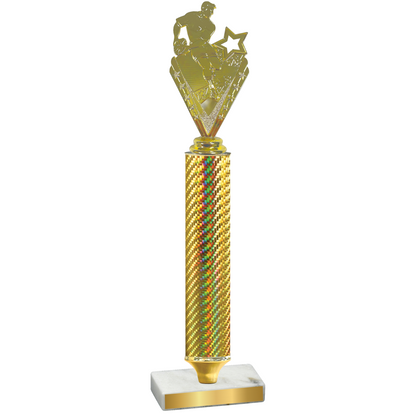 Value Gold Carbon Fiber Rugby Trophy