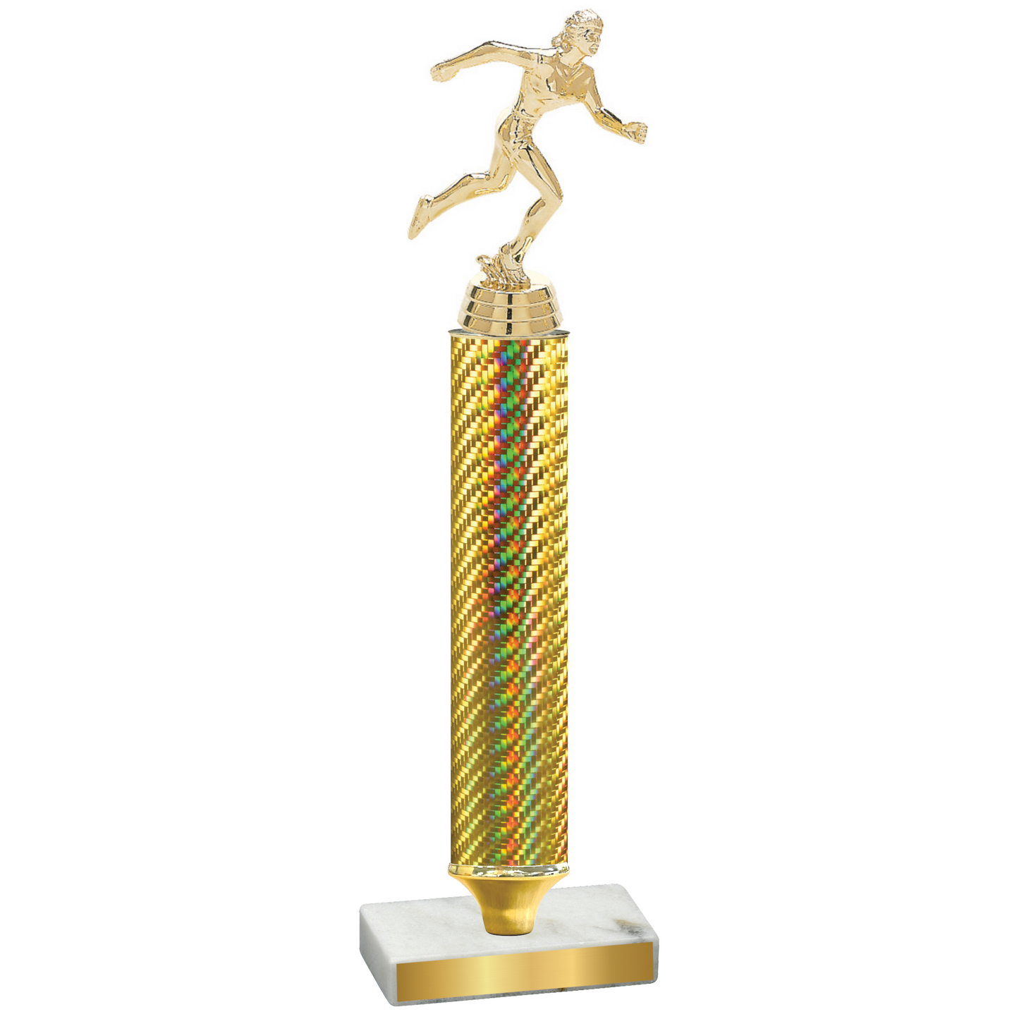 Value Gold Carbon Fiber Running Trophy