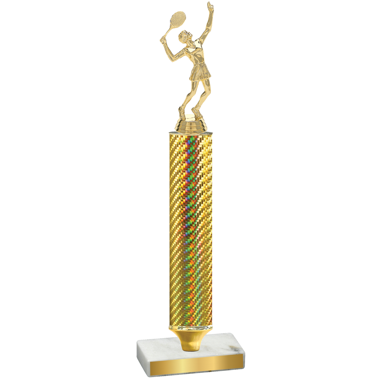 Value Gold Carbon Fiber Tennis Trophy